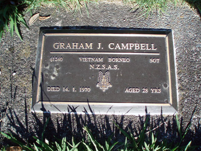 Graham Campbell's grave, 2009