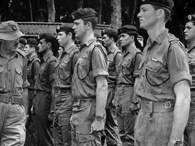 New Zealand soldiers on parade in Vietnam, 1970