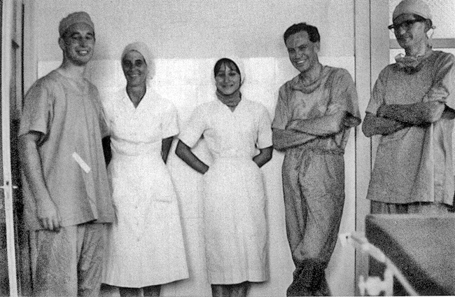 Members of the New Zealand Surgical Team, 1963