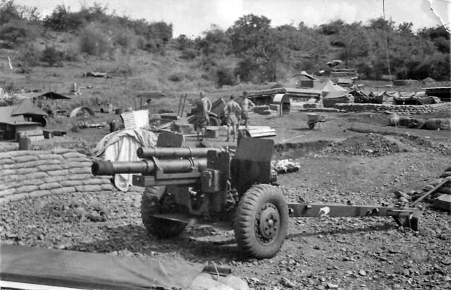 M2A2 Howitzer at the Horseshoe, March 1967