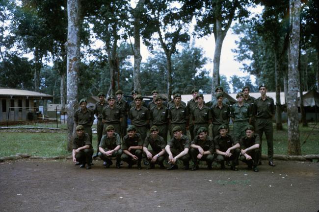 Grenade practice at Nui Dat, 1971 Grenade practice at Nui Dat, 1971