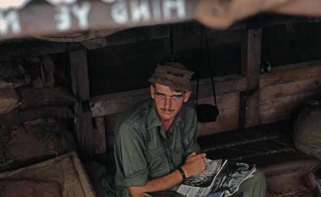 Unidentified gunner at Nui Dat, circa 1966-1967 Unidentified gunner at Nui Dat, circa 1966-1967