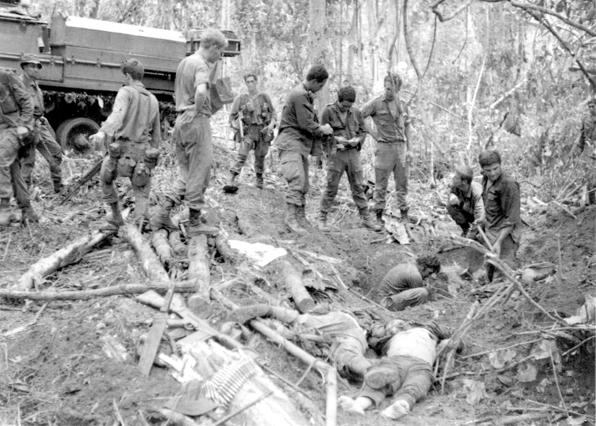 Bunker system clean up, Operation Hermit Park, 1971