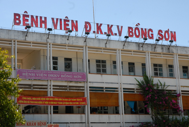 Bong Son hospital, 2014