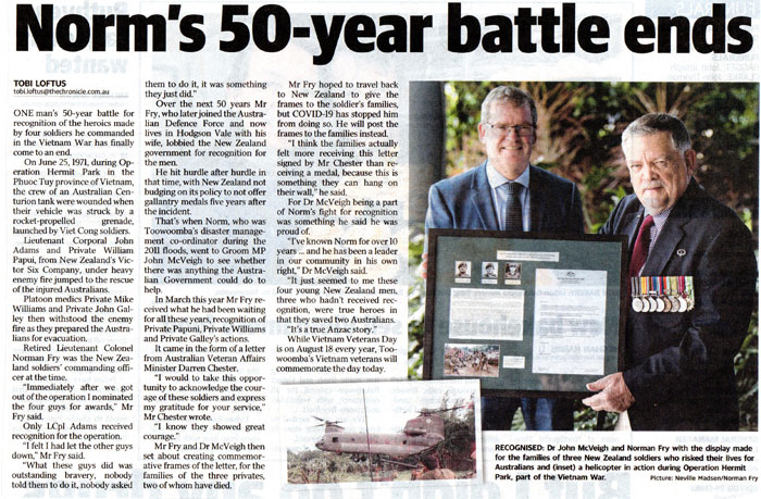 50-year battle for recognition article