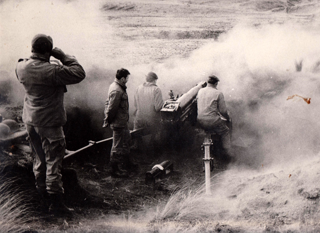 Gunnery class at Waiouru, 1972 Gunnery class at Waiouru, 1972