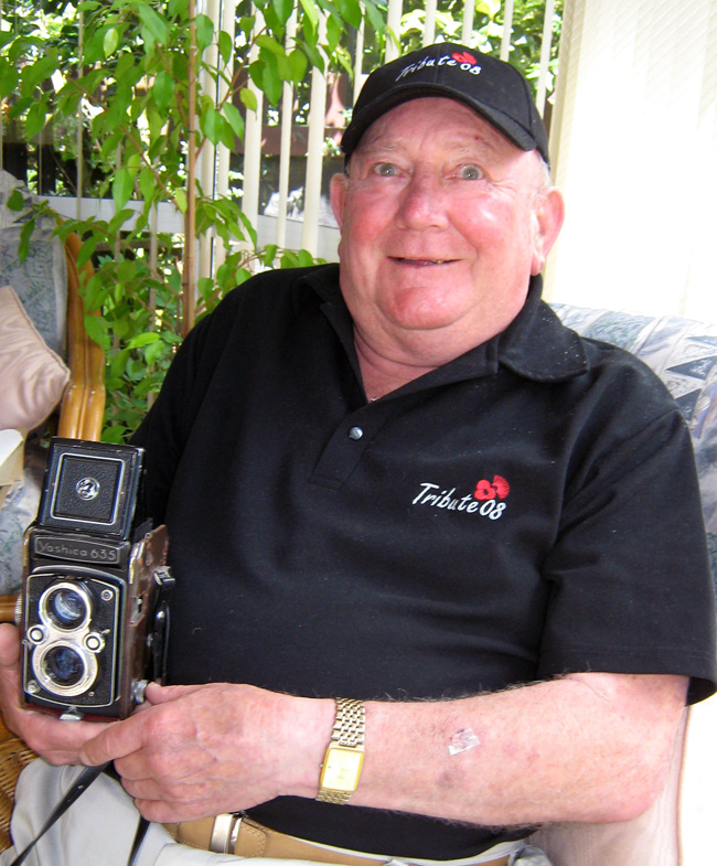 Noel Bell at his home, 2008