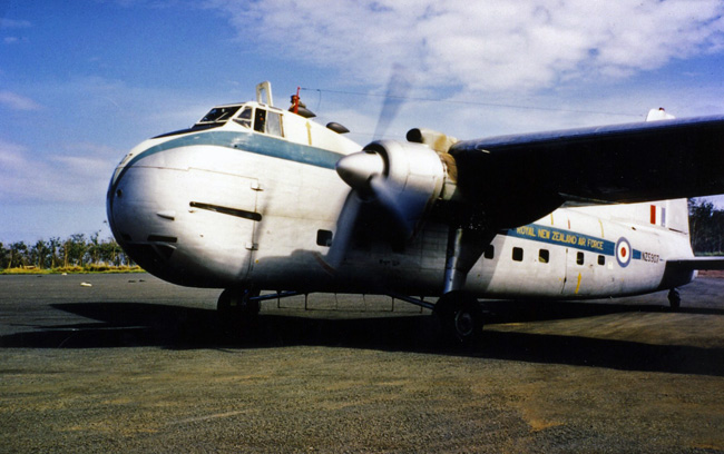 Bristol Freighter at Nui Dat, circa 1968-1969