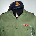 RNZA cravat with jungle greens RNZA cravat with jungle greens