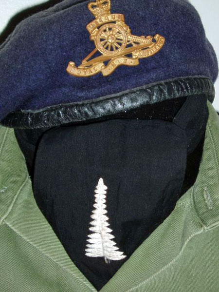 Royal New Zealand Artillery cravat Royal New Zealand Artillery cravat