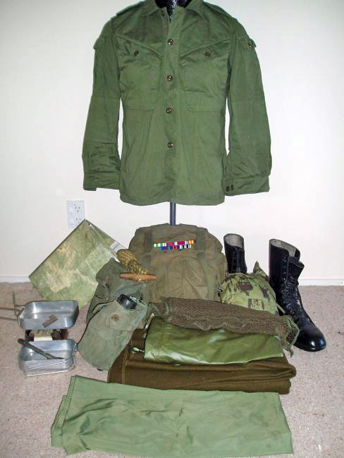 Norman Bookers military gear