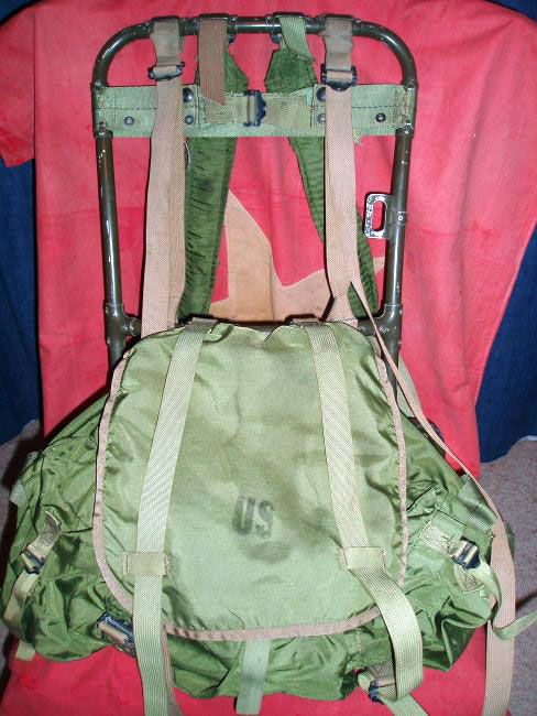 Vietnam rucksack worn by Major PJ Burtt, 1969 Vietnam rucksack worn by Major PJ Burtt, 1969