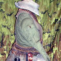 Profile view of Vietnam-era New Zealand field dress