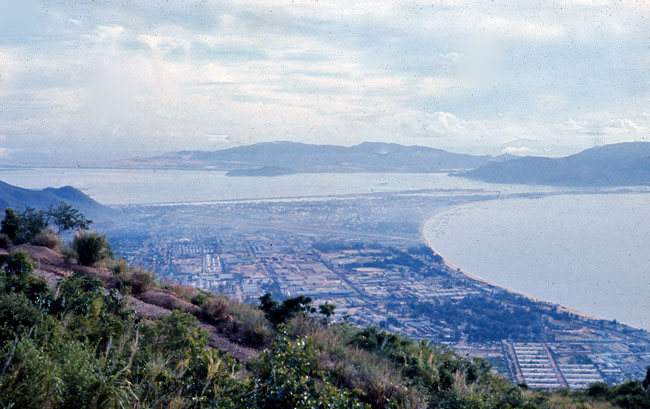 View over Qui Nhon, circa 1973 View over Qui Nhon, circa 1973