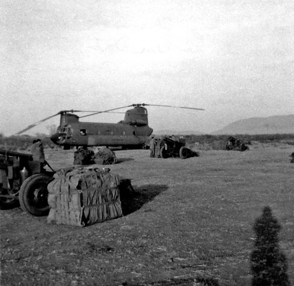 Nui Dat helicopter pad, May 1968