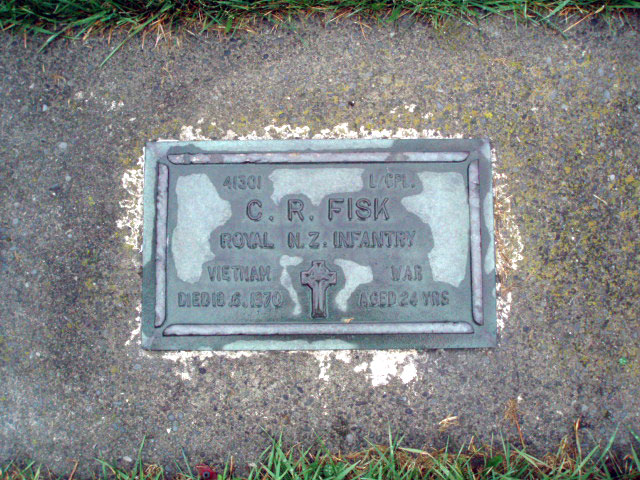 Cecil Fisk's grave Cecil Fisk's grave
