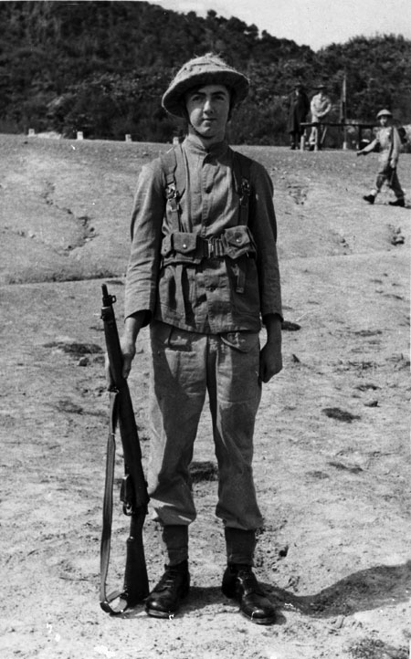 Frank Wydur during compulsory military training, 1952 Frank Wydur during compulsory military training, 1952