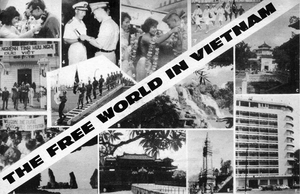 Free World Military Forces postcard