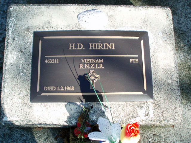 Haere Hirini's grave, 2009