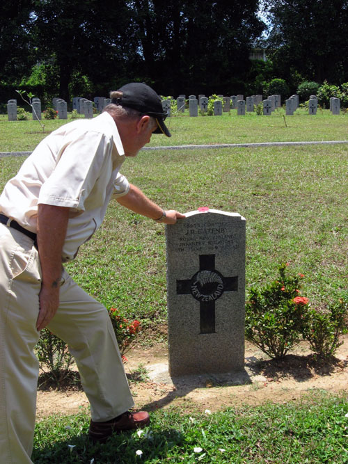 Martin Knight-Willis at Terendak Military Cemetery in Malaysia, March 2009 Martin Knight-Willis at Terendak Military Cemetery in Malaysia, March 2009
