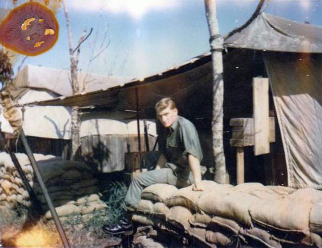 Gnr Brent Buchan at Nui Dat, circa 1968-1970