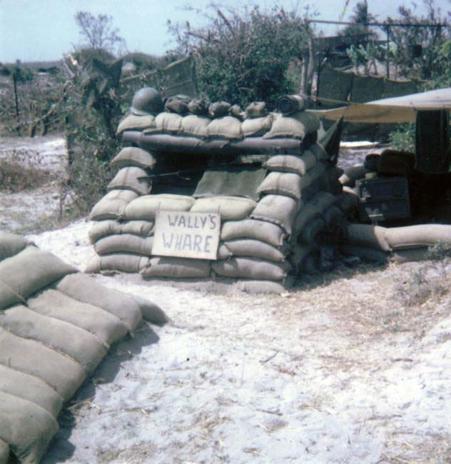 Gnr Walter Addison's dugout