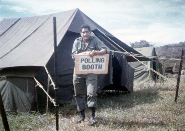 Hector Tipene in Vietnam, 1969