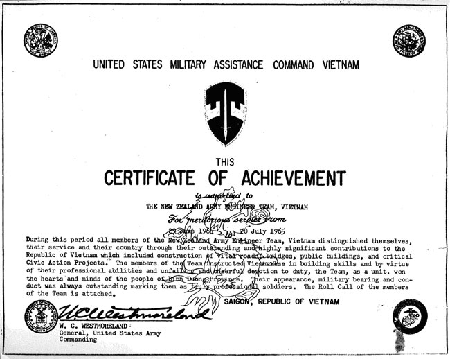 US Certificate of Achievement awarded to NEWZAD US Certificate of Achievement awarded to NEWZAD