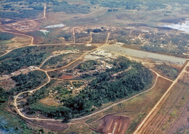 Aerial view of Nui Dat base, circa 1968-1969 Aerial view of Nui Dat base, circa 1968-1969