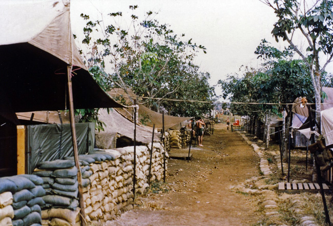 161 Battery tent lines at Nui Dat, circa 1968-1969 161 Battery tent lines at Nui Dat, circa 1968-1969