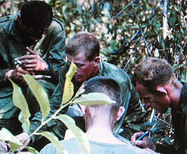 3 Platoon, Whiskey 2 Company Orders Group, 1969 3 Platoon, Whiskey 2 Company Orders Group, 1969