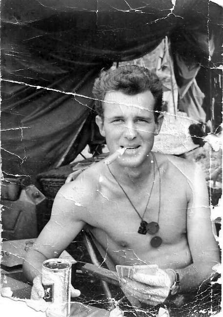 Phil Hollingsworth during Operation Ingham, November 1966