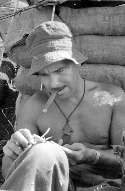 Lieutenant G. D. Stevenson, 161 Battery Section Commander, 1966-1967 Lieutenant G. D. Stevenson, 161 Battery Section Commander, 1966-1967