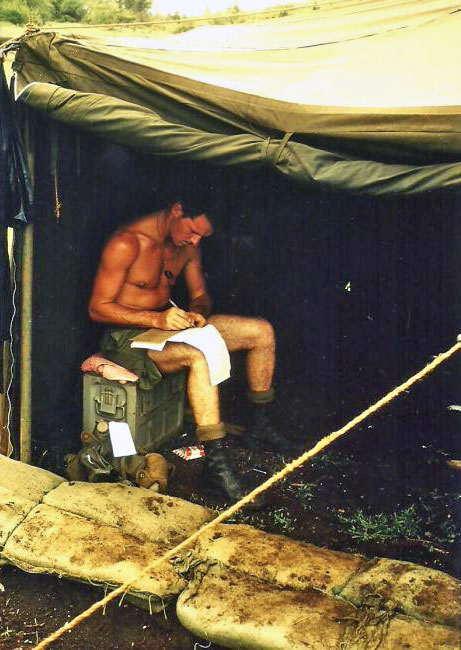 Phil Hollingsworth writing home from Vietnam, May 1967 Phil Hollingsworth writing home from Vietnam, May 1967
