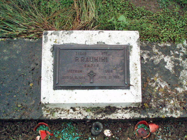 Peter Rauhihi's grave, 2008 Peter Rauhihi's grave, 2008