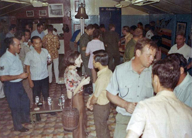 Inside the Kiwi Club, 1972 Inside the Kiwi Club, 1972