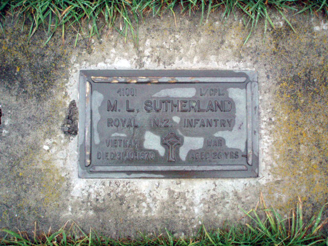 Malcolm Sutherland's grave, 2008 Malcolm Sutherland's grave, 2008