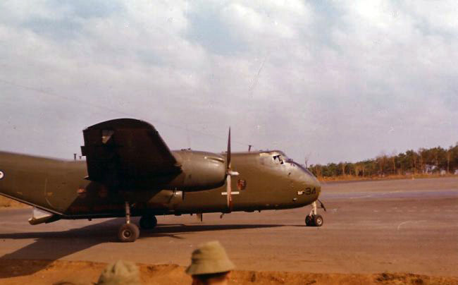RAAF Caribou aircraft at Nui Dat, 1971 RAAF Caribou aircraft at Nui Dat, 1971