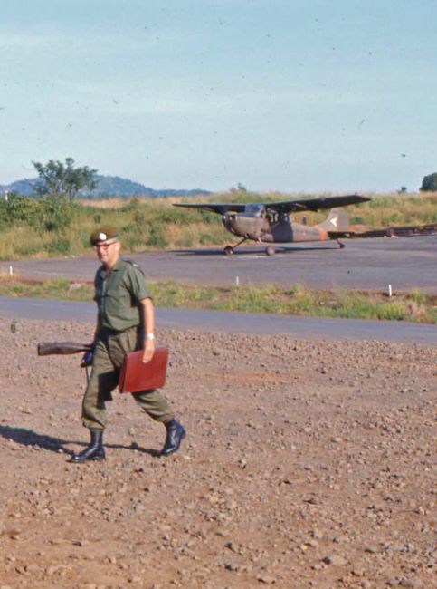 1RNZIR Band Tour Vietnam 1969 - Robin Ensoll at Nui Dat