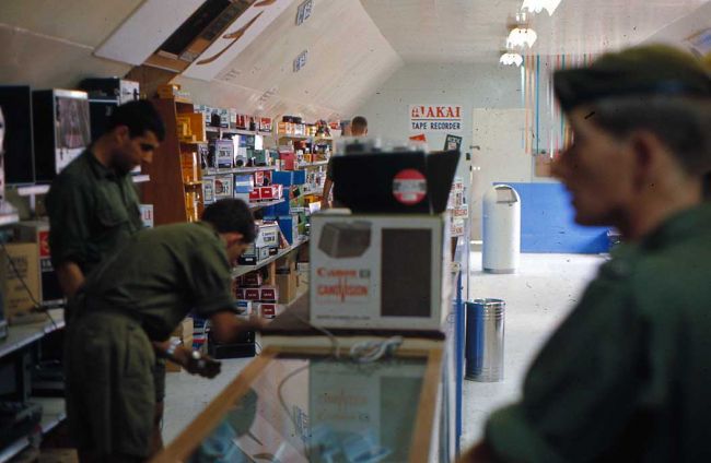 1RNZIR Band Tour Vietnam 1969 - Shopping at Vung Tau