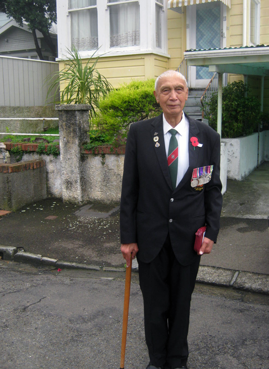 Tom Rangi, Anzac Day 2013 Tom Rangi, Anzac Day 2013