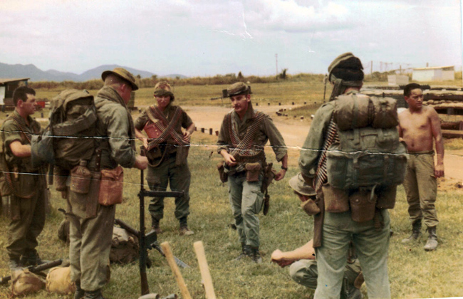 Surveillance radar deployment on Long Son island, 1970