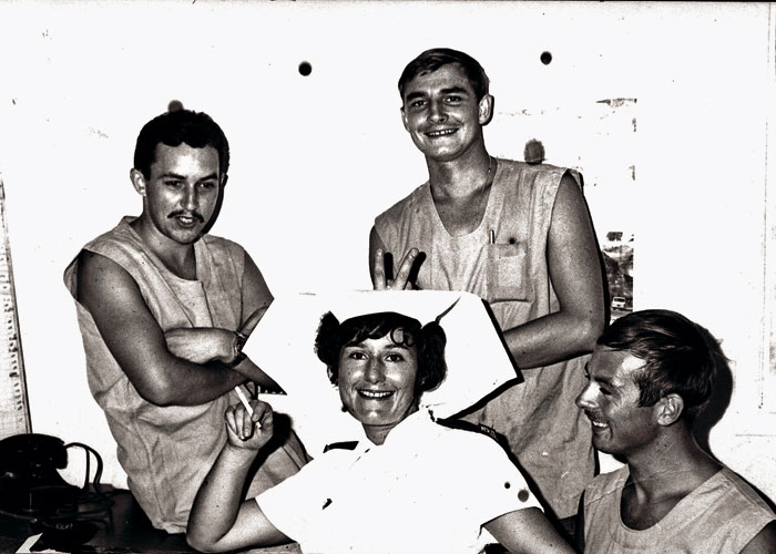 Sister Karen Clark at 1st Australian Field Hospital