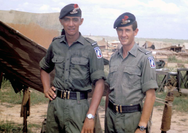 Mike Makoare and Denis Dwane, 1966 Mike Makoare and Denis Dwane, 1966
