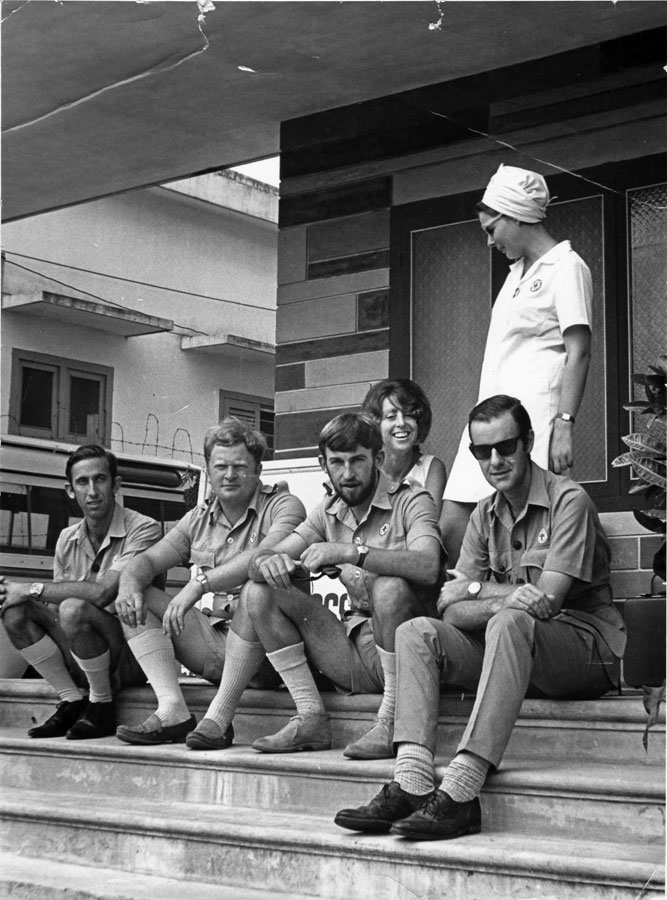 New Zealand Red Cross team members, 1970–1971