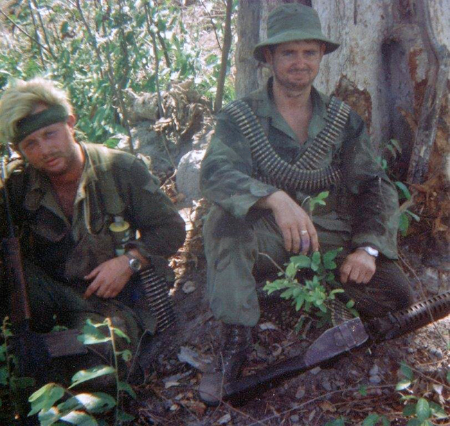 Owen Taylor (right) and Chris Stock, circa 1969-1970