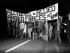 Protesters march on the United States Consulate in Auckland, 1972