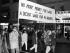 Union supporters during an anti-Vietnam War protest in Wellington, 1971