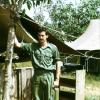 Gunner Fred Littin at Nui Dat, circa 1968–1969.