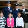 Joe Tate and family members on Anzac Day, 2010